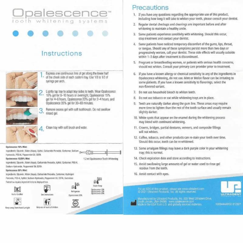 33079 opalescence pf application