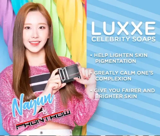33095 luxxe skin whitening soap application