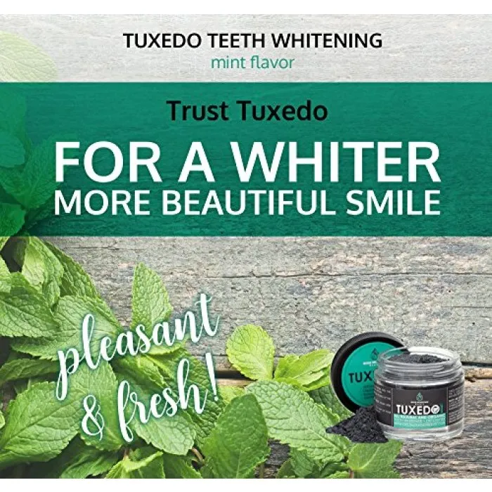 33150 tuxedo charcoal teeth whitening safety
